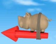 Pig on the rocket online